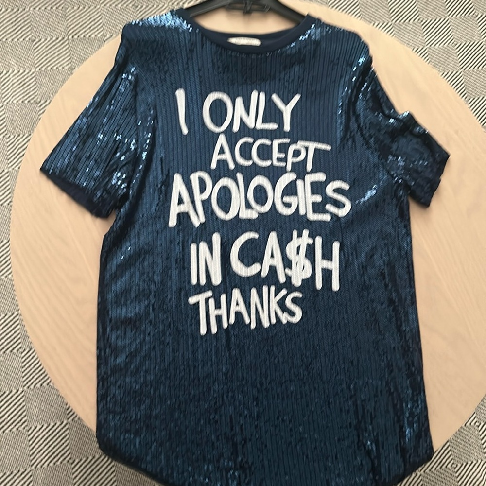 sequin long top